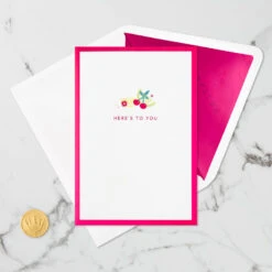 Hallmark Here's To You Cocktail Toast 3D Pop-Up Card 17 Hallmark Here's To You Cocktail Toast 3D Pop-Up Card -Hallmark Sales Store Fruit Cocktail Drinks Celebration 3D PopUp Card for Her 1299LAD2897 06