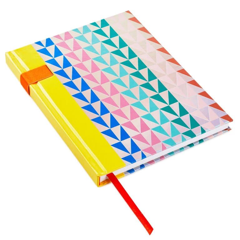 Hallmark Geometric Triangles Hardback Notebook 3 Hallmark Geometric Triangles Hardback Notebook
