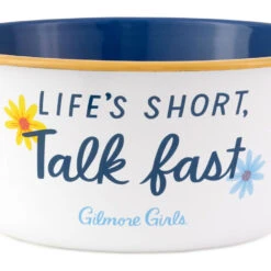 Hallmark Gilmore Girls Life's Short, Talk Fast Popcorn Bowl 8 Hallmark Gilmore Girls Life's Short, Talk Fast Popcorn Bowl -Hallmark Sales Store Gilmore Girls Lifes Short Talk Fast Popcorn Bowl 1PCL1010 03