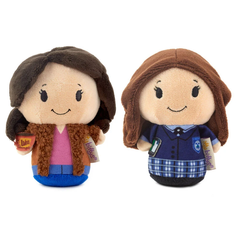 Hallmark Itty Bittys® Gilmore Girls Lorelai And Rory Gilmore Plush, Set Of 2 3 Hallmark Itty Bittys® Gilmore Girls Lorelai And Rory Gilmore Plush, Set Of 2