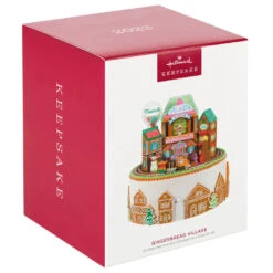 Hallmark Gingerbread Village Musical Ornament With Light And Motion 11 Hallmark Gingerbread Village Musical Ornament With Light And Motion -Hallmark Sales Store Gingerbread Village With Train Keepsake Ornament 6499QGO2687 04