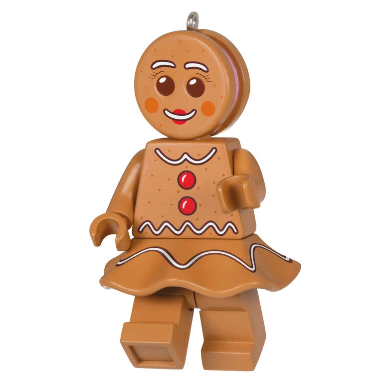 Hallmark Gingerbread Woman LEGO® Minifigure Ornament 3 Hallmark Gingerbread Woman LEGO® Minifigure Ornament