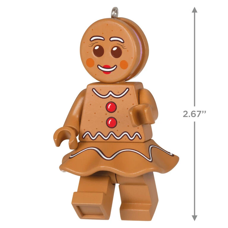 Hallmark Gingerbread Woman LEGO® Minifigure Ornament 5 Hallmark Gingerbread Woman LEGO® Minifigure Ornament - Image 3