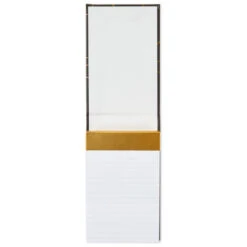 Hallmark Gold Geometric Faux Leather Small List Pad -Hallmark Sales Store Gold Geometric Faux Leather Small Memo Pad 1SOM3821 03