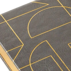 Hallmark Gold Geometric Faux Leather Small List Pad -Hallmark Sales Store Gold Geometric Faux Leather Small Memo Pad 1SOM3821 04