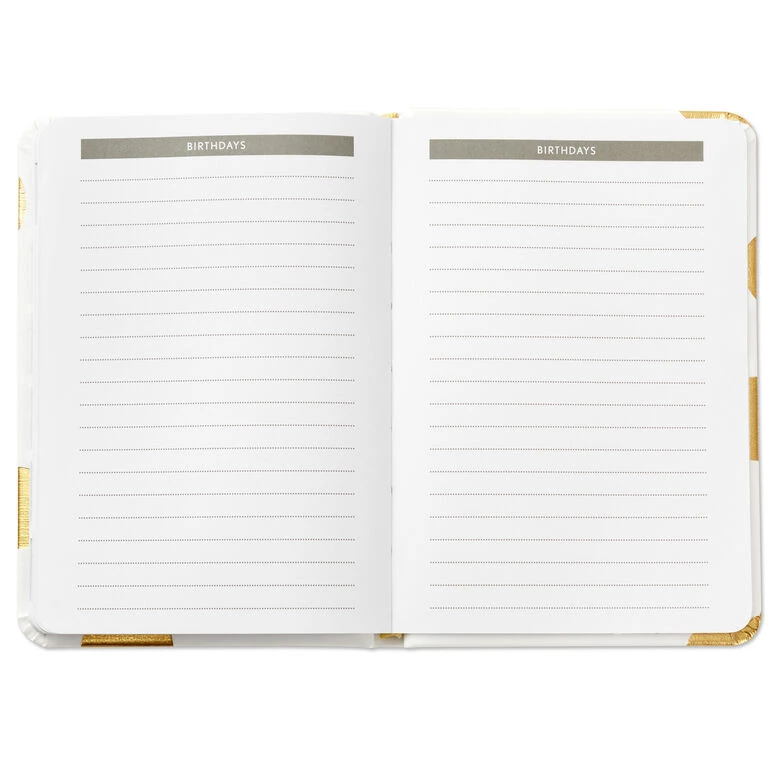 Hallmark Gold Polka Dots Address Book 7 Hallmark Gold Polka Dots Address Book - Image 5