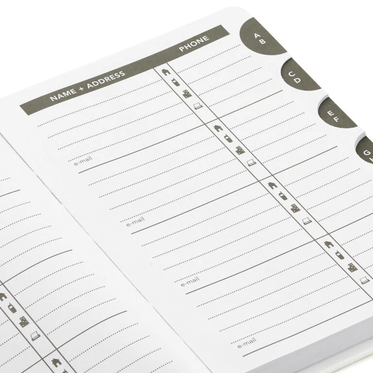 Hallmark Gold Polka Dots Address Book 9 Hallmark Gold Polka Dots Address Book - Image 7