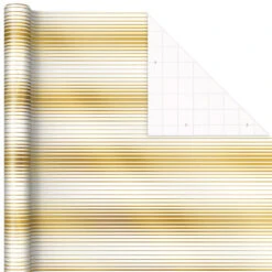 Hallmark Gold And White 6-Pack Holiday Wrapping Paper Assortment, 180 Sq. Ft. 18 Hallmark Gold And White 6-Pack Holiday Wrapping Paper Assortment, 180 Sq. Ft. -Hallmark Sales Store Gold and White Christmas Wrapping Paper Assortment 5JXW1086 07