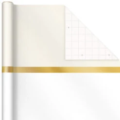 Hallmark Gold And White 6-Pack Holiday Wrapping Paper Assortment, 180 Sq. Ft. 19 Hallmark Gold And White 6-Pack Holiday Wrapping Paper Assortment, 180 Sq. Ft. -Hallmark Sales Store Gold and White Christmas Wrapping Paper Assortment 5JXW1086 08