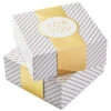 Hallmark 10" Gold And White Striped 2-Pack Gift Boxes With Bands 1 Hallmark 10" Gold And White Striped 2-Pack Gift Boxes With Bands -Hallmark Sales Store Gold and White Striped 2Pack Gift Boxes With Bands 5EBC1226 01