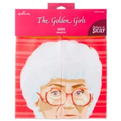 Hallmark Sophia The Golden Girls Sicily Novelty Crew Socks 10 Hallmark Sophia The Golden Girls Sicily Novelty Crew Socks -Hallmark Sales Store Golden Girls Sophia Funny Novelty Crew Socks 1GOL1054 04