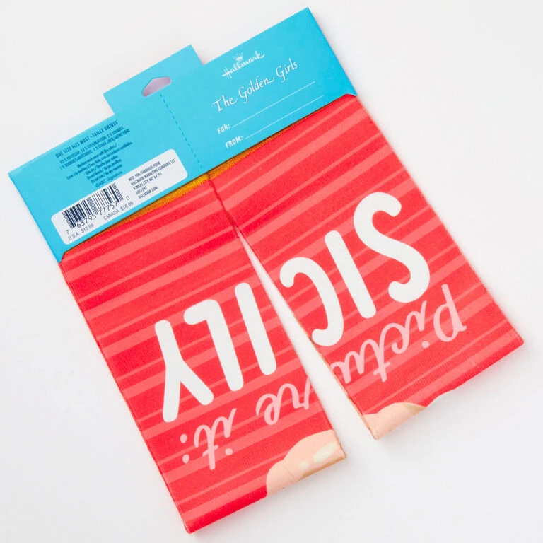 Hallmark Sophia The Golden Girls Sicily Novelty Crew Socks 7 Hallmark Sophia The Golden Girls Sicily Novelty Crew Socks - Image 5