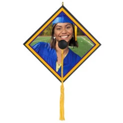 Hallmark Graduation Cap Photo Personalized Ornament