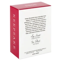 Hallmark Sew Very Merry! Ornament -Hallmark Sales Store Green Sewing Machine and Stocking Keepsake Ornament 1799QGO2927 05