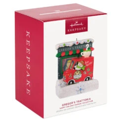 Hallmark Happy Holiday Parade Collection Gregor's Trattoria Musical Ornament With Light 11 Hallmark Happy Holiday Parade Collection Gregor's Trattoria Musical Ornament With Light -Hallmark Sales Store Gregors Trattoria and Food Truck Keepsake Ornament 3499QGO2527 04