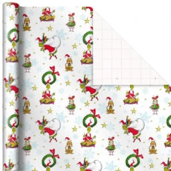 Hallmark Dr. Seuss™ Grinch 3-Pack Christmas Wrapping Paper Assortment, 105 Sq. Ft. 13 Hallmark Dr. Seuss™ Grinch 3-Pack Christmas Wrapping Paper Assortment, 105 Sq. Ft. -Hallmark Sales Store Grinch 3Pack Christmas Wrapping Paper 5JXW1211 05