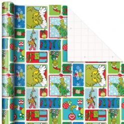 Hallmark Dr. Seuss™ Grinch 3-Pack Christmas Wrapping Paper Assortment, 105 Sq. Ft. 14 Hallmark Dr. Seuss™ Grinch 3-Pack Christmas Wrapping Paper Assortment, 105 Sq. Ft. -Hallmark Sales Store Grinch 3Pack Christmas Wrapping Paper 5JXW1211 06