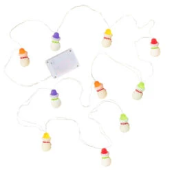 Hallmark Gumdrop Snowman 10-Light Christmas String Lights, 10' 13 Hallmark Gumdrop Snowman 10-Light Christmas String Lights, 10' -Hallmark Sales Store Gumdrop Snowman Keepsake Christmas Light String 1QSB6279 06