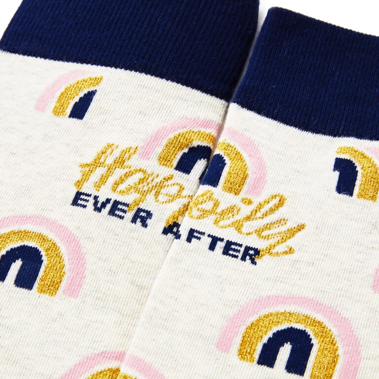 Hallmark Channel Happily Ever After Novelty Crew Socks 5 Hallmark Channel Happily Ever After Novelty Crew Socks - Image 3