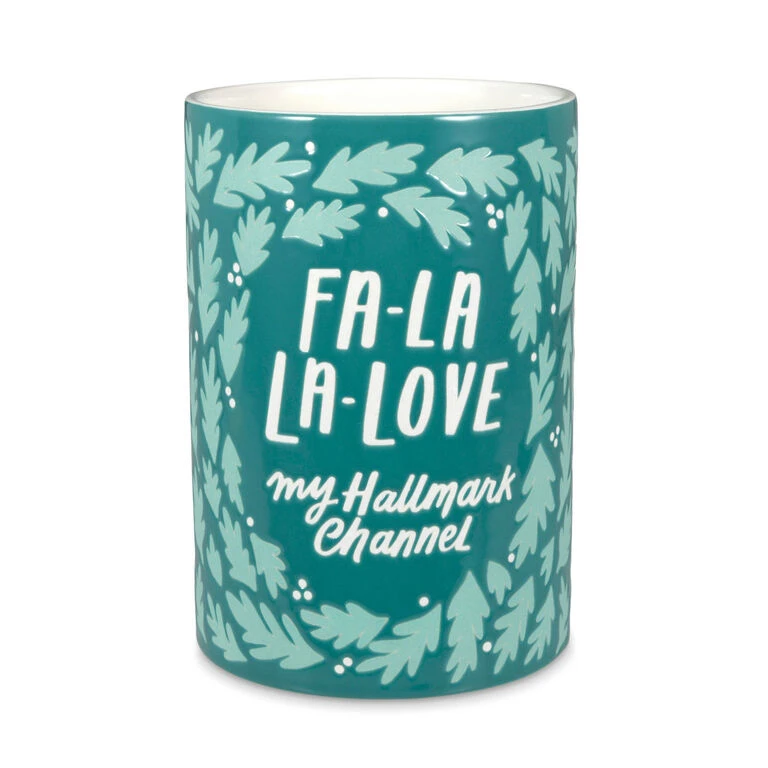 Hallmark Channel Fa-La-La-Love Ceramic Wine Chiller 3 Hallmark Channel Fa-La-La-Love Ceramic Wine Chiller