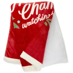 Hallmark Channel Red Oversized Blanket, 60x80 10 Hallmark Channel Red Oversized Blanket, 60x80 -Hallmark Sales Store Hallmark Channel FamilySized Blanket 1XKT3505 03