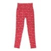 Hallmark Channel Knit Pattern Fleece-Lined Leggings, Small/Medium -Hallmark Sales Store Hallmark Channel Red Fair Isle FleeceLined Leggings 1XKT3554 01