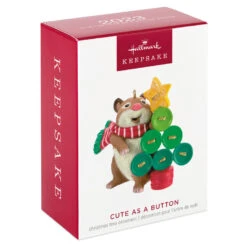 Hallmark Cute As A Button Ornament -Hallmark Sales Store Hamster With Button Tree Keepsake Ornament 1599QXR8259 04
