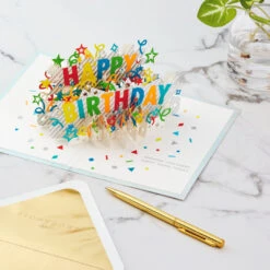 Hallmark Happy Birthday Cake 3D Pop-Up Birthday Card 15 Hallmark Happy Birthday Cake 3D Pop-Up Birthday Card -Hallmark Sales Store Happy Birthday Cake 3D PopUp Birthday Card 1299LAD8650 06