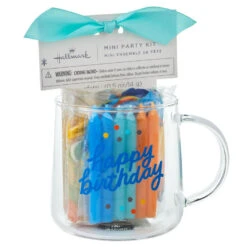 Hallmark Happy Birthday Glass Mug Party Kit -Hallmark Sales Store Happy Birthday Glass Mug Gift Set 1BIR1270 02