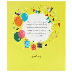 Hallmark Happy Birthday To You! Recordable Storybook With Music -Hallmark Sales Store Happy Birthday to You Recordable Storybook With Music 1KOB1233 02