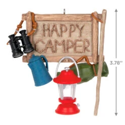 Hallmark Happy Camper Ornament -Hallmark Sales Store Happy Camper Sign and Gear Keepsake Ornament 1899QGO2917 03