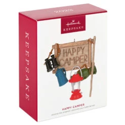 Hallmark Happy Camper Ornament -Hallmark Sales Store Happy Camper Sign and Gear Keepsake Ornament 1899QGO2917 04