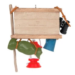 Hallmark Happy Camper Ornament -Hallmark Sales Store Happy Camper Sign and Gear Keepsake Ornament 1899QGO2917 06
