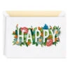 Hallmark Floral Happy Quilled Paper Handmade Birthday Card -Hallmark Sales Store Happy and Flowers Quilled Paper Birthday Card for Her 1299LAD2728 01