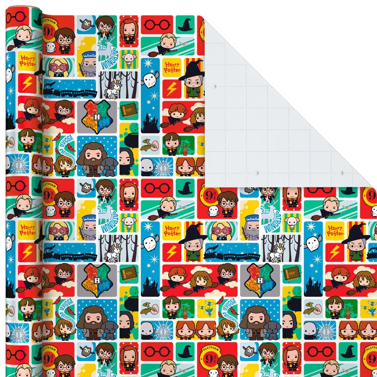 Hallmark Harry Potter™ 3-Pack Assorted Wrapping Paper, 60 Sq. Ft. Total 6 Hallmark Harry Potter™ 3-Pack Assorted Wrapping Paper, 60 Sq. Ft. Total - Image 4