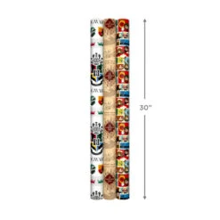 Hallmark Harry Potter™ 3-Pack Assorted Wrapping Paper, 60 Sq. Ft. Total 17 Hallmark Harry Potter™ 3-Pack Assorted Wrapping Paper, 60 Sq. Ft. Total -Hallmark Sales Store Harry Potter Assorted Wrapping Paper Pack 5EWR2958 08