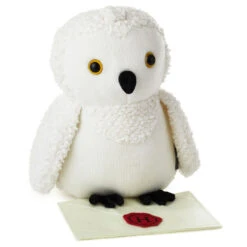 Hallmark Harry Potter™ Hedwig™ Stuffed Animal, 9" 7 Hallmark Harry Potter™ Hedwig™ Stuffed Animal, 9" -Hallmark Sales Store Harry Potter Hedwig Owl Knitted Stuffed Animal 1BBY4812 03