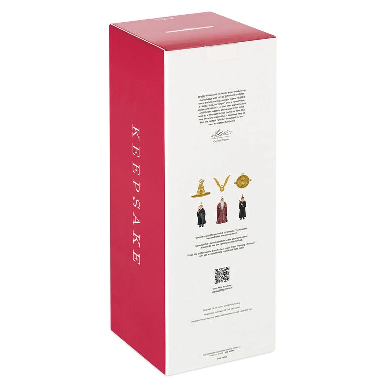 Hallmark Harry Potter™ The Wizarding World™ Miniature Tree Set With Light And Sound 7 Hallmark Harry Potter™ The Wizarding World™ Miniature Tree Set With Light And Sound - Image 5