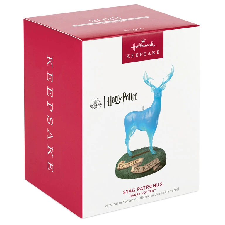 Hallmark Harry Potter™ Stag Patronus Ornament With Light 6 Hallmark Harry Potter™ Stag Patronus Ornament With Light - Image 4