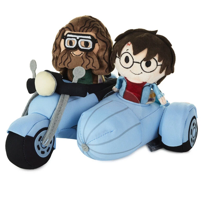 Hallmark Itty Bittys® Harry Potter™ And Hagrid™ With Motorbike Plush, Set Of 3 3 Hallmark Itty Bittys® Harry Potter™ And Hagrid™ With Motorbike Plush, Set Of 3