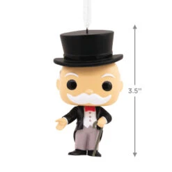 Hasbro® Mr. Monopoly Funko POP!® Hallmark Ornament 9 Hasbro® Mr. Monopoly Funko POP!® Hallmark Ornament -Hallmark Sales Store Hasbro Mr. Monopoly Funko POP Christmas Ornament 3HCM2311 03