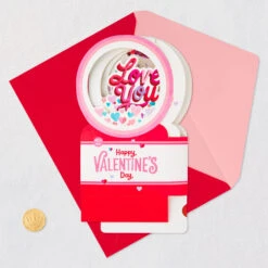 Hallmark All My Love Snow Globe Musical 3D Pop-Up Valentine's Day Card With Motion 14 Hallmark All My Love Snow Globe Musical 3D Pop-Up Valentine's Day Card With Motion -Hallmark Sales Store Hearts Snow Globe 3D PopUp Music Motion Valentines Day Card 1299VAY9986 05
