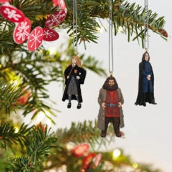 Hallmark Mini Harry Potter™ Hermione™, Hagrid™ And Snape™ Metal Ornaments, Set Of 3 -Hallmark Sales Store Hermione Hagrid Snape Keepsake Ornaments 2999QXM9259 02