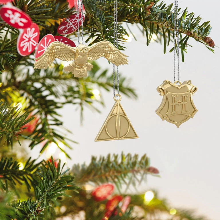 Hallmark Mini Harry Potter™ The Wizarding World™ Metal Ornaments, Set Of 3 4 Hallmark Mini Harry Potter™ The Wizarding World™ Metal Ornaments, Set Of 3 - Image 2
