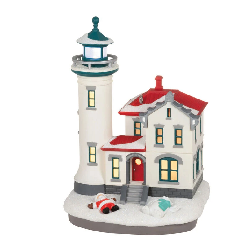 Hallmark Holiday Lighthouse 2023 Ornament With Light 3 Hallmark Holiday Lighthouse 2023 Ornament With Light