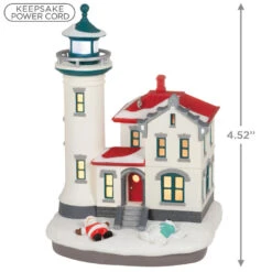 Hallmark Holiday Lighthouse 2023 Ornament With Light 10 Hallmark Holiday Lighthouse 2023 Ornament With Light -Hallmark Sales Store Holiday Lighthouse Keepsake Ornament 2799QXR8237 03