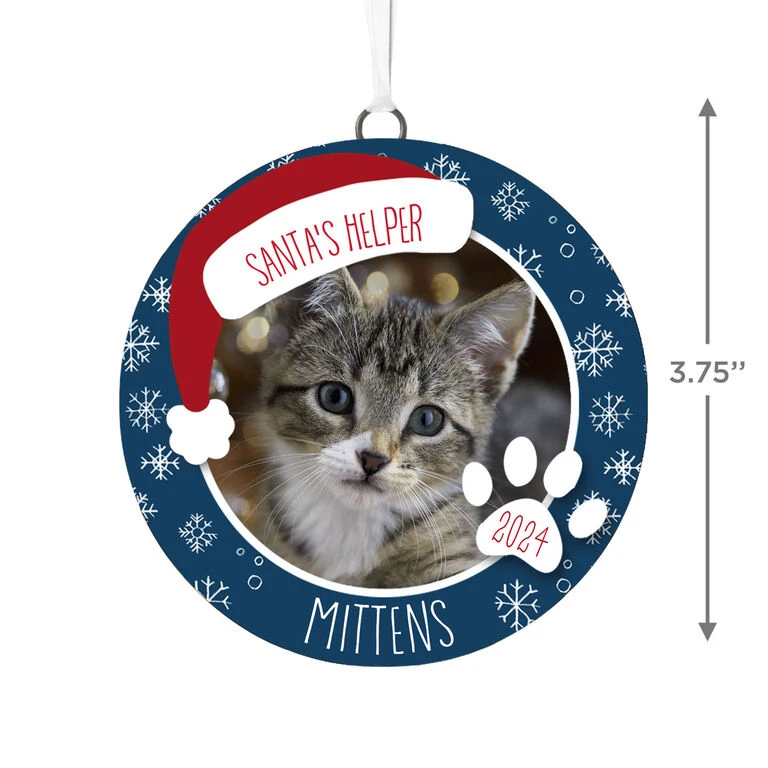 Hallmark Holiday Pet Personalized Text And Photo Ceramic Ornament 5 Hallmark Holiday Pet Personalized Text And Photo Ceramic Ornament - Image 3