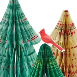 Hallmark Honeycomb Trees 3D Pop-Up Christmas Decorations, Set Of 3 7 Hallmark Honeycomb Trees 3D Pop-Up Christmas Decorations, Set Of 3 -Hallmark Sales Store Honeycomb Trees 3D PopUp Christmas Decorations Set 1999XPJ8046 02