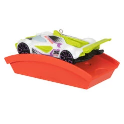 Hallmark Hot Wheels™ Mach Speeder™ Ornament With Light -Hallmark Sales Store Hot Wheels Mac Speeder Keepsake Ornament 1999QXI7389 06