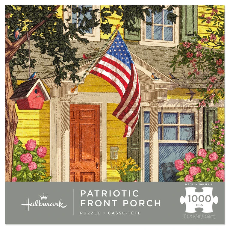 Hallmark Patriotic Front Porch 1,000-Piece Puzzle 3 Hallmark Patriotic Front Porch 1,000-Piece Puzzle